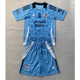 Camiseta De Portero Tigre UANL 2023/2024 Niño Kit Azul