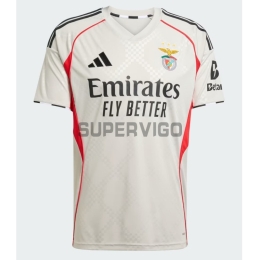 Camiseta Benfica Segunda Equipación 2025/2026 Gris