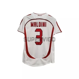 Camiseta MALDINI 3 AC Milan Segunda Equipación Retro 2006/07