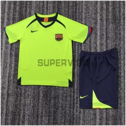 Camiseta Barcelona Segunda Equipación Retro 2005/06 Niño Kit