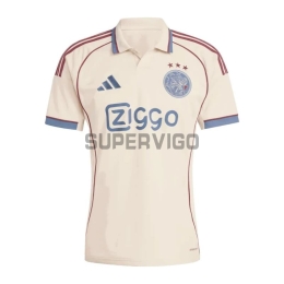 Camiseta Ajax Tercera Equipación 2025/2026 Blanco Roto