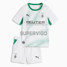 Camiseta Borussia Mönchengladbach Primera Equipación 2026/2027 Blanco Niño Kit