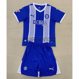 Camiseta Deportivo Alavés Primera Equipación 2024/2025 Niño Kit