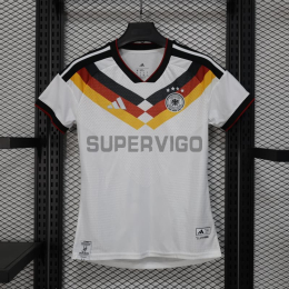 Camiseta Alemania Primera Equipación Mundial 2026 Blanco Mujer (EDICIÓN JUGADOR)