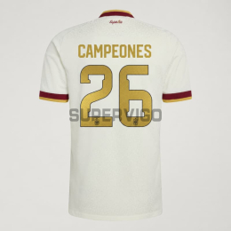 Camiseta España Segunda Equipación Mundial 2026 Blanco Edición Campeones