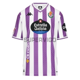 Camiseta Real Valladolid  Primera Equipación 2025/2026 Morado/Blanco con Parche La Liga