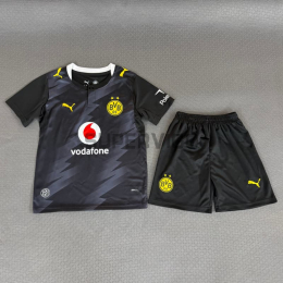 Camiseta Borussia Dortmund Segunda Equipación 2026/2027 Negro Niño Kit