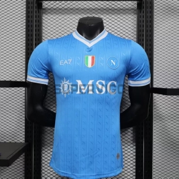 Camiseta Napoli Primera Equipación 2025/2026 Azul (EDICIÓN JUGADOR)