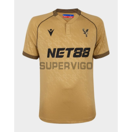 Camiseta Crystal Palace FC Tercera Equipación 2025/2026 Oro