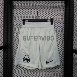 Pantalón Corto Inter de Milan Segunda Equipación 2025/2026 Blanco (EDICIÓN JUGADOR)