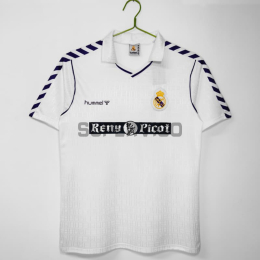 Camiseta Real Madrid Primera Equipación Retro 1988/90 Blanco
