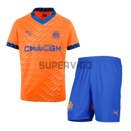 Camiseta Olympique Marsella Tercera Equipación 2024/2025 Niño Kit