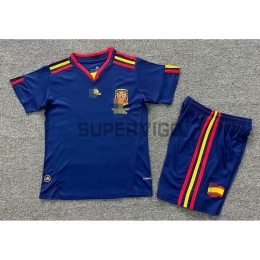 Camiseta España Segunda Equipación Retro 2010 Niño Kit