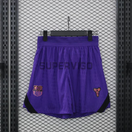 Pantalón Corto Barcelona Segunda Equipación 2026/2027 Negro/Morado (EDICIÓN JUGADOR)