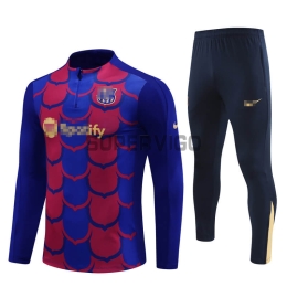 Sudadera de Entrenamiento Barcelona 2024/2025 Kit Rojo/Azul