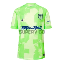 Camiseta Barcelona x Travis Scott Limited Edition Tercera Equipación 2024/2025 Verde