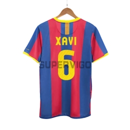 Camiseta XAVI 6 Barcelona Primera Equipación Retro 2010/11
