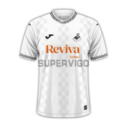 Camiseta Swansea City Primera Equipación 2025/2026 Blanco