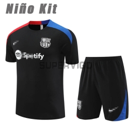 Camiseta de Entrenamiento Barcelona 2023/2024 Niño Kit Negro