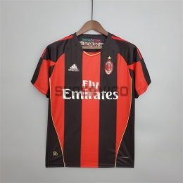 Camiseta AC Milan Primera Equipación Retro 2010/11
