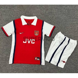Camiseta Arsenal Primera Equipación Retro 1998/99 Niño Kit