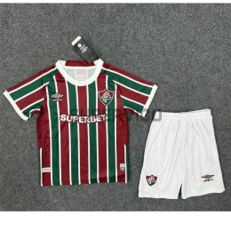 Camiseta Fluminense Primera Equipación 2025/2026 Rojo/Verde Niño Kit