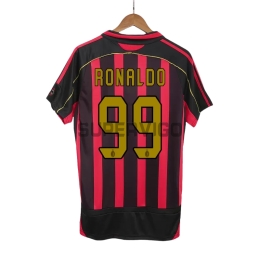 Camiseta RONALDO 99 AC Milan Primera Equipación Retro 2006/07