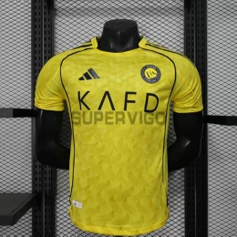 Camiseta Al Nassr Primera Equipación 2025/2026 Amarillo (EDICIÓN JUGADOR)