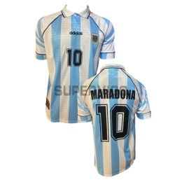 Camiseta MARADONA 10 Argentina Primera Equipación Retro 1996