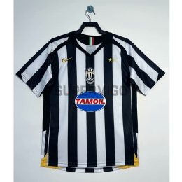 Camiseta Juventus Primera Equipación Retro 2005/06 Negro/Blanco