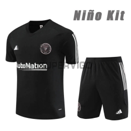 Camiseta de Entrenamiento Inter Milan 2023/2024 Niño Kit Negro