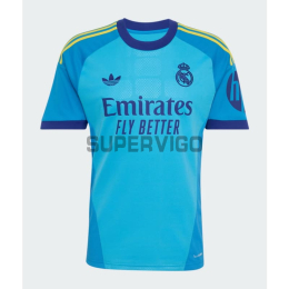Camiseta de Portero Real Madrid Primera Equipación 2026/2027 Azul con Parche HP