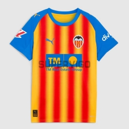 Camiseta Valencia 2025/2026 Tercera Equipación Amarillo/Rojo/Azul