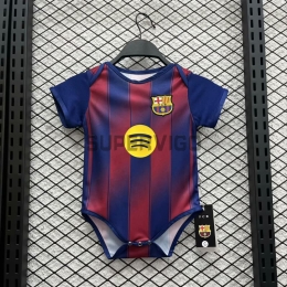 Camiseta Barcelona Primera Equipación 2025/2026 Azul/Rojo Baby