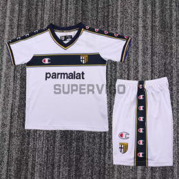 Camiseta Parma Calcio Primera Equipación Retro 2002/03 Blanco Niño Kit