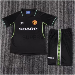 Camiseta Manchester United 1998/99 Tercera Equipación Retro Niño Kit