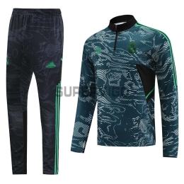 Sudadera De Entrenamiento Real Madrid 2022/2023 Kit Verde Oscuro