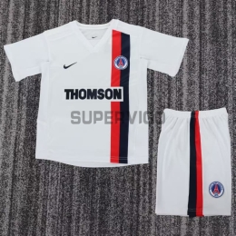 Camiseta PSG Segunda Equipación Retro 2002/03 Blanco Niño Kit