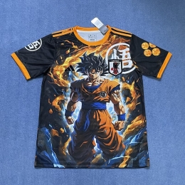 Camiseta Japón 2025 Dragon Ball Negro/Naranja
