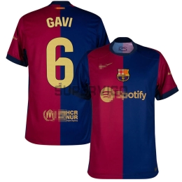 Camiseta Gavi 6 Barcelona Primera Equipación 2024/2025