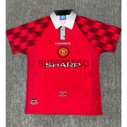 Camiseta Manchester United Primera Equipación Retro 1996/1998 Rojo
