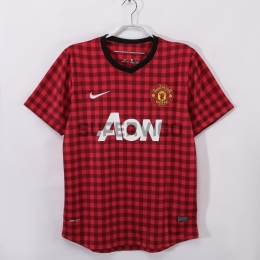 Camiseta Manchester United Primera Equipación Retro 2012/13 Rojo/Negro