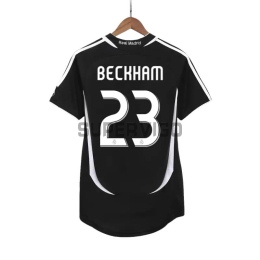 Camiseta BECKHAM 23 Real Madrid Segunda Equipación Retro 2006/07