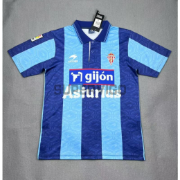 Camiseta Sporting de Gijón Tercera Equipación Retro 2002/03 Azul
