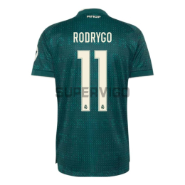 Camiseta RODRYGO 11 Real Madrid Segunda Equipación 2026/2027 Verde Oscuro con Parche HP