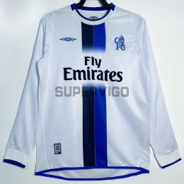 Camiseta Chelsea Segunda Equipación Retro 2003/05 ML Blanco