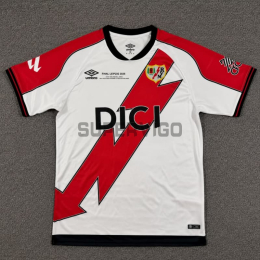 Camiseta Rayo Vallecano Primera Equipación 2025/2026 Final UEFA Conference League con Parche La Liga