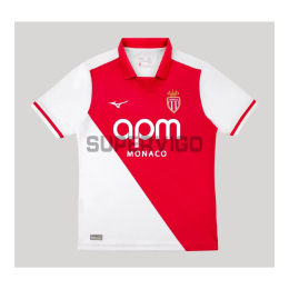 Camiseta Monaco Primera Equipación 2026/2027 Rojo/Blanco