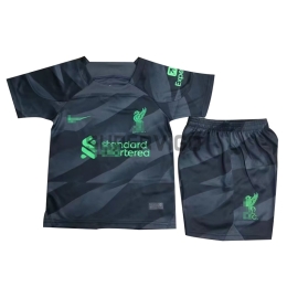 Camiseta De Portero Liverpool 2023/2024 Niño Kit Negro