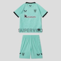 Camiseta Athletic de Bilbao Tercera Equipación 2025/2026 Verde Niño Kit